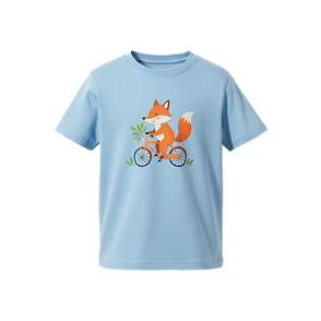 Camiseta infantil de algodão