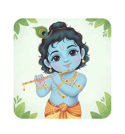 Quadro decorativo Krishna