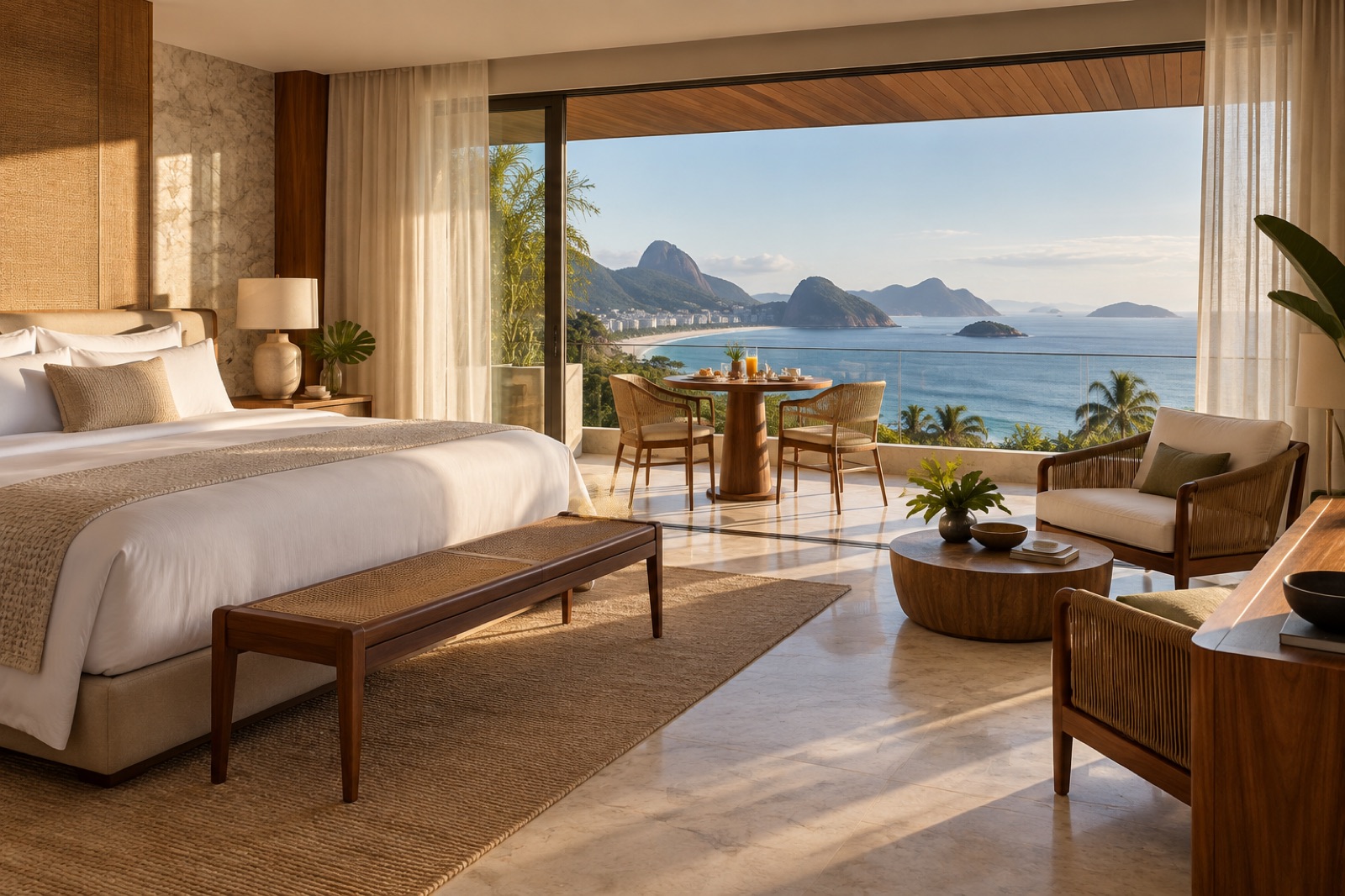 Suíte panorâmica